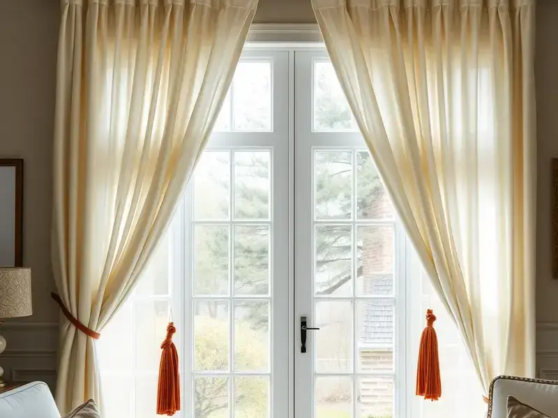 Custom drapery and window treatments
